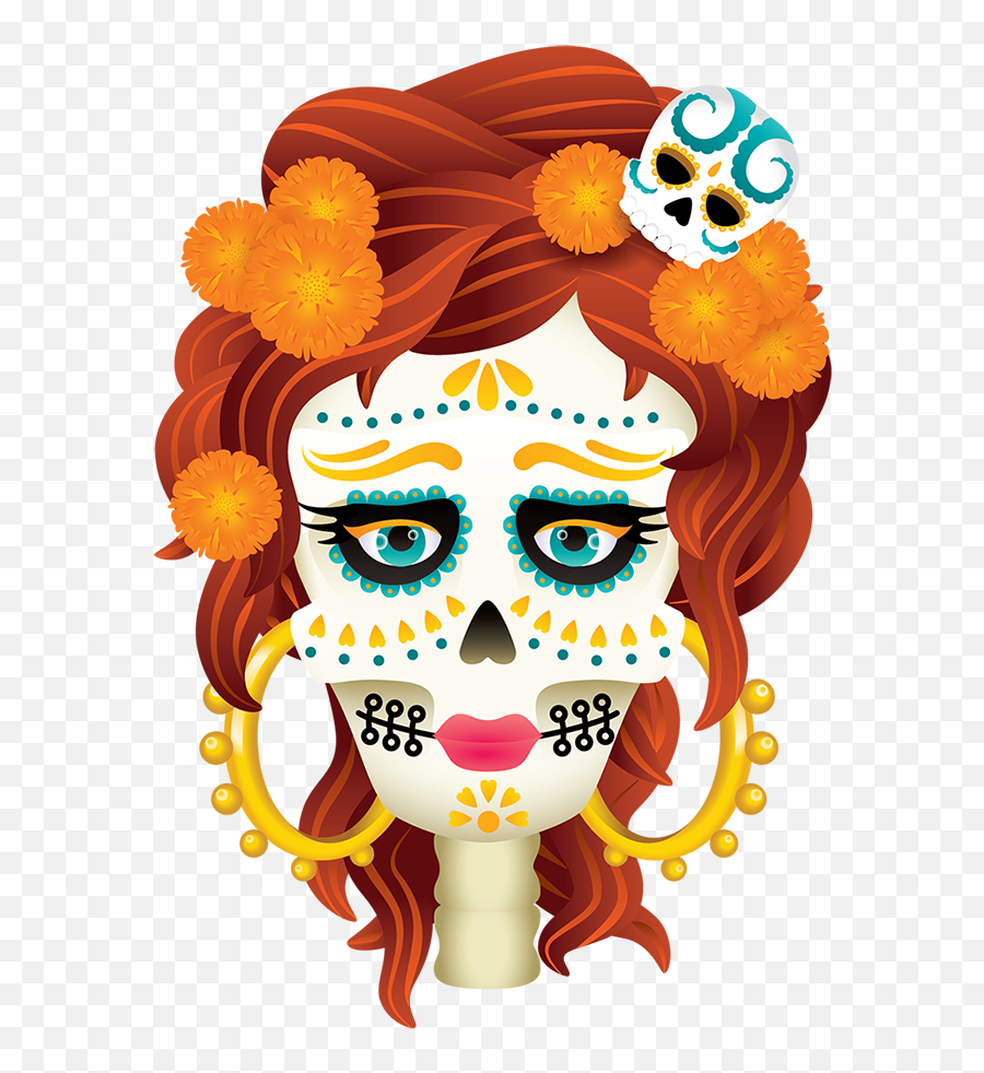 Of Dia De Los Muertos Zinc Etching Png Day The Dead