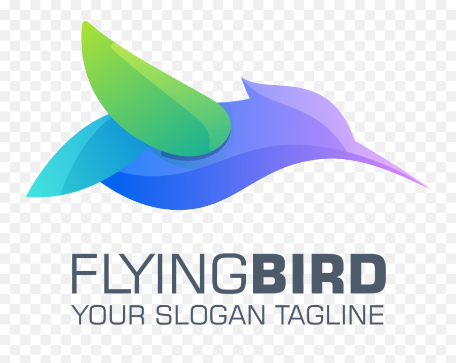 Flying Bird Logo By Eo Design - Language Png,Leaf Bird Icon