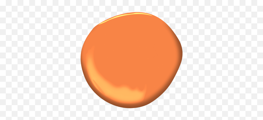 Tangerine Melt 091 Benjamin Moore - Solid Png,Tangerine Icon