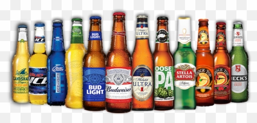 Bud Light Platinum Vs Michelob Ultra - Popular Beer Brands Png,Michelob Ultra Png