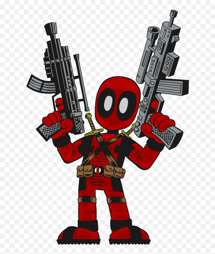 Deadpool Png - Deadpool Golden Age Disney And Deadpool Mini Deadpool With Guns,Deadpool Png