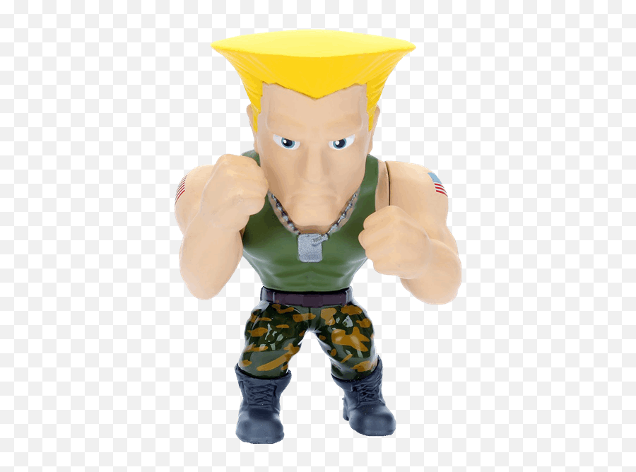 Street Fighter - Guile 4u201d Jada Metals Action Figure Street Fighter Guile Action Figure Png,M Bison Png