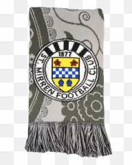 Grey Paisley Pattern Jacquard Scarf - St Mirren Badge Png,Paisley Png