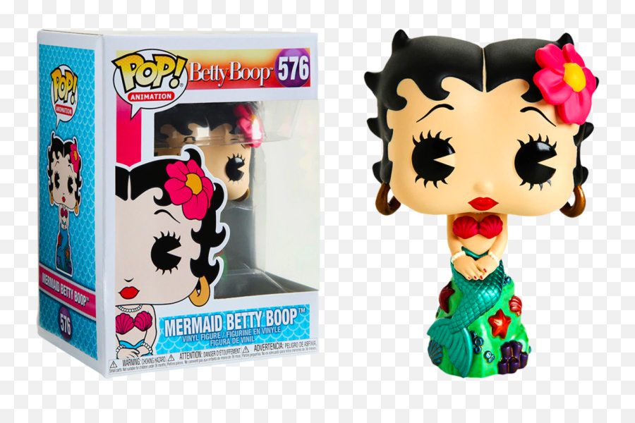 Mermaid Betty Boop Vinyl Figure - Betty Boop Funko Pop Png,Betty Boop Png