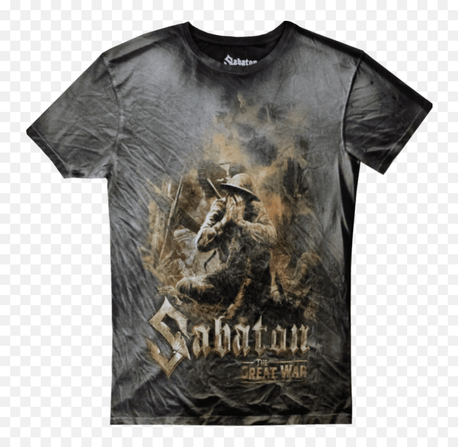 The Great War Vintage T - Shirt Sabaton Great War T Shirt Png,T Shirt Transparent