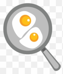 Egg Frying Icon Myiconfinder - Eggs Cooking In Pan Clipart png