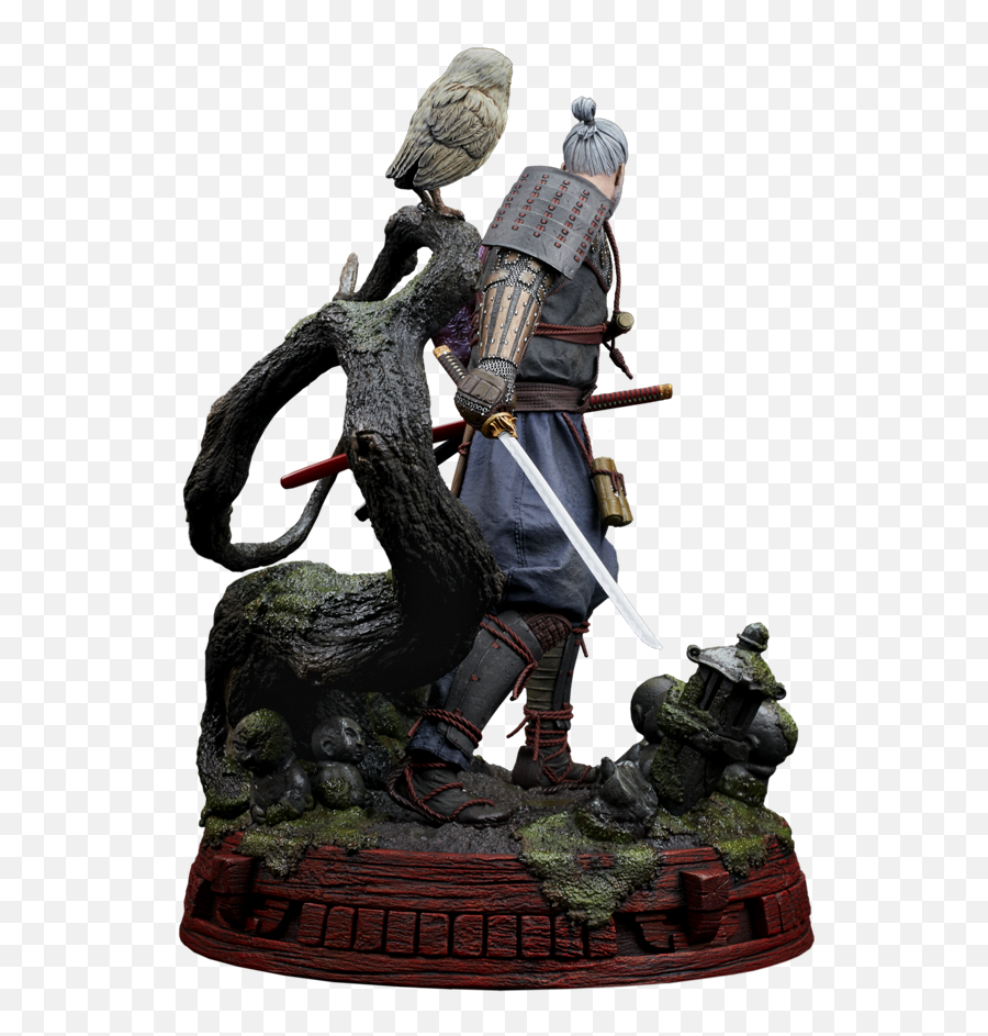 Slideshow Cd Projekt Red Store Geralt Ronin Figure - Witcher 3 Samurai Statue Png,Geralt Png