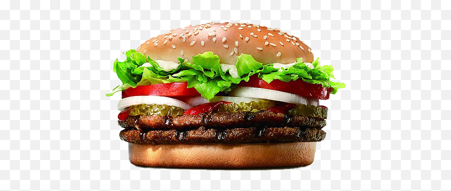 Junk Food Hamburger Png Clipart - Burger King Double Whopper,Food Clipart Png