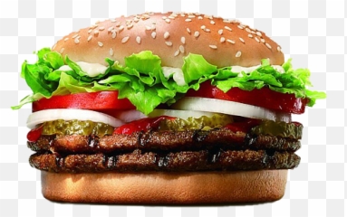 Junk Food Hamburger Png Clipart - Burger King Double Whopper,Food Clipart Png