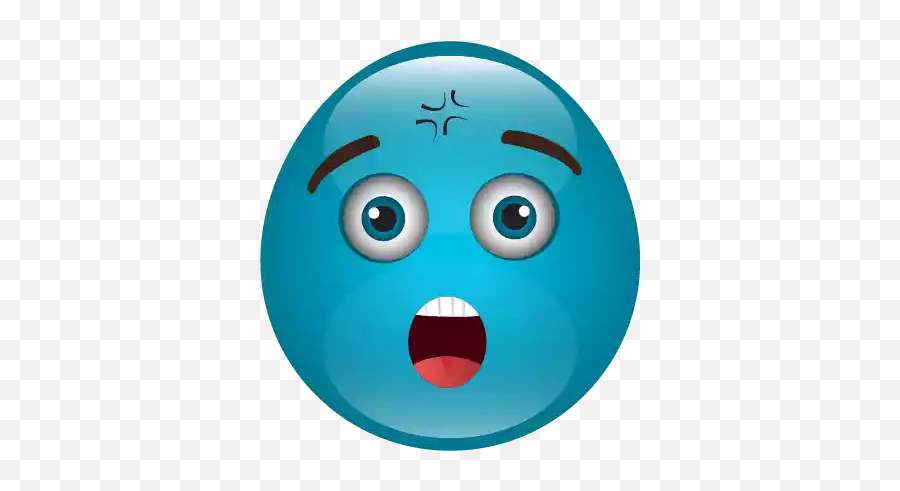 Cute Blue Emoji Png Pic - Smiley,Egg Emoji Png