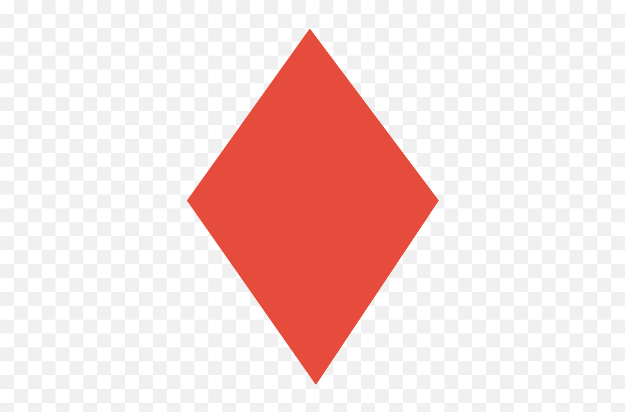 Diamond Png Icon - Red Diamond Vector Shape,Red Diamond Png