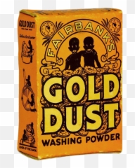 Fairbanks Gold Dust Washing Powder Sample Box - Gold Dust Washing Powder Png,Gold Dust Png