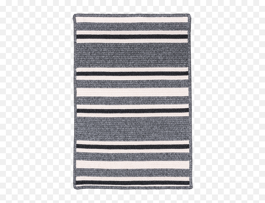 Hampton Gray White Striped Woven Wool Rug - Scarf Png,Rug Png