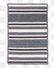 Hampton Gray White Striped Woven Wool Rug - Scarf Png,Rug Png