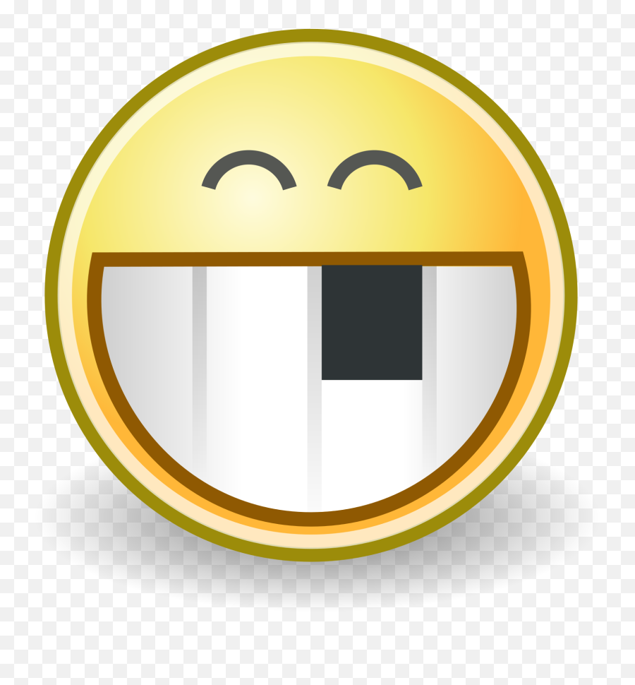 File Face Badtooth Wikimedia Commons Open - Smiley With Smiley Face Missing Tooth Png,Worried Emoji Png