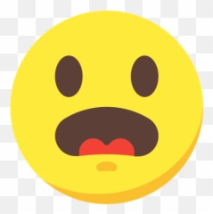 Surprised Emoji Icon Of Flat Style - Available In Svg Png Happy,Surprised Png