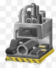 Machine Industry Pipes - Gambar Animasi Mesin Pabrik Png,Machine Png