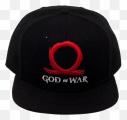 God Of War Logo Black Snapback - For Baseball png