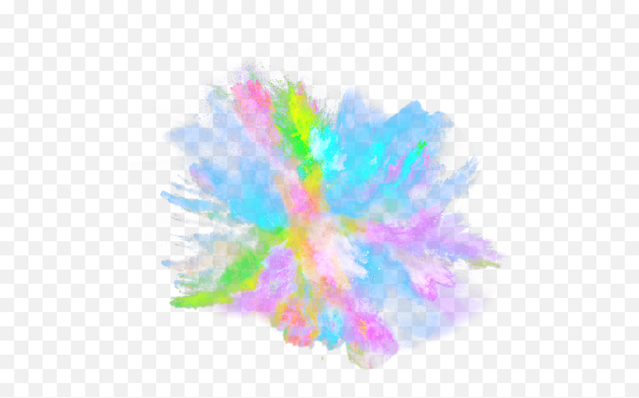 Dust Explosion - Color Powder Explosion Png,Blue Explosion Png