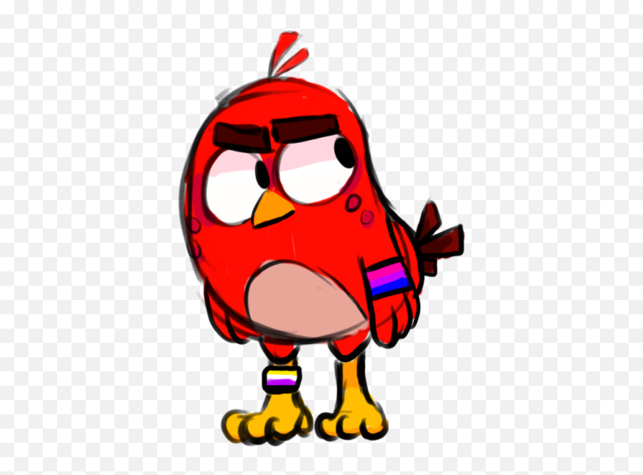 Download Lgbt Angry Birds Png Image With No Background - Red Angry Birds Art,Angry Birds Png