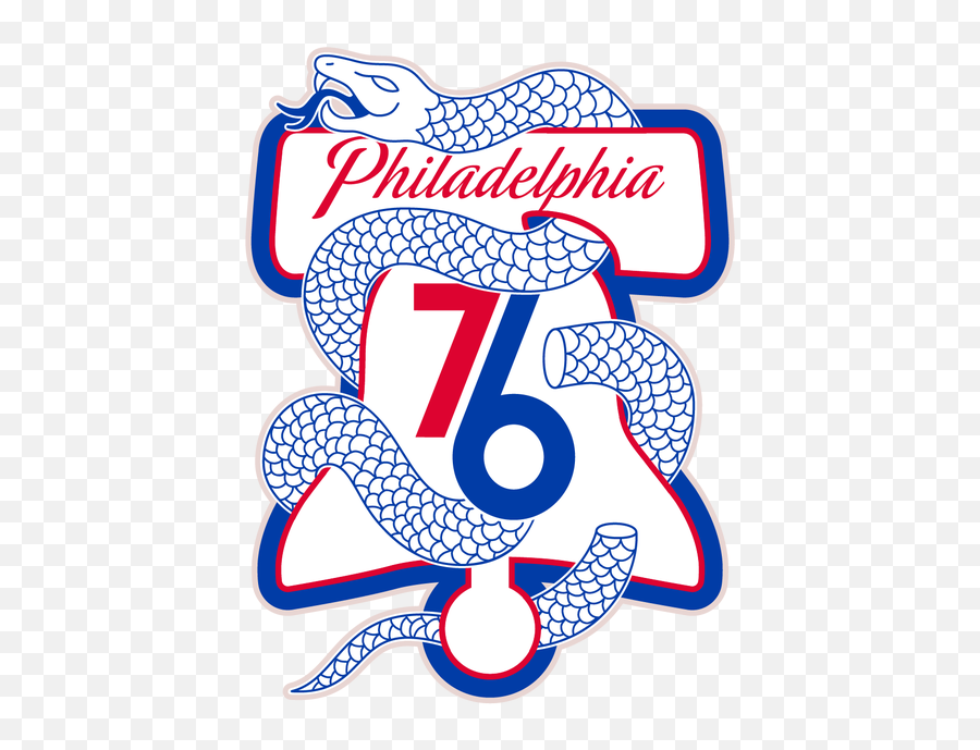 76ers To Use Snake Logo - Philadelphia 76ers Font Png,76ers Logo Png