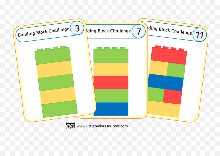 Free Building Block Challenge Printable - Vertical Png,Building Blocks Png