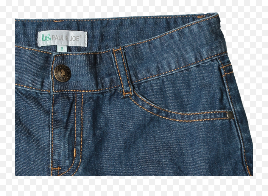 Little Paul Joe Mughetto Jeans Short - Solid Png,Joe Jeans Logo