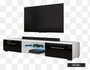Syvis Modern Tv Stand 140 Cm - Modern Tv Stands Black Png,Tv Stand Png