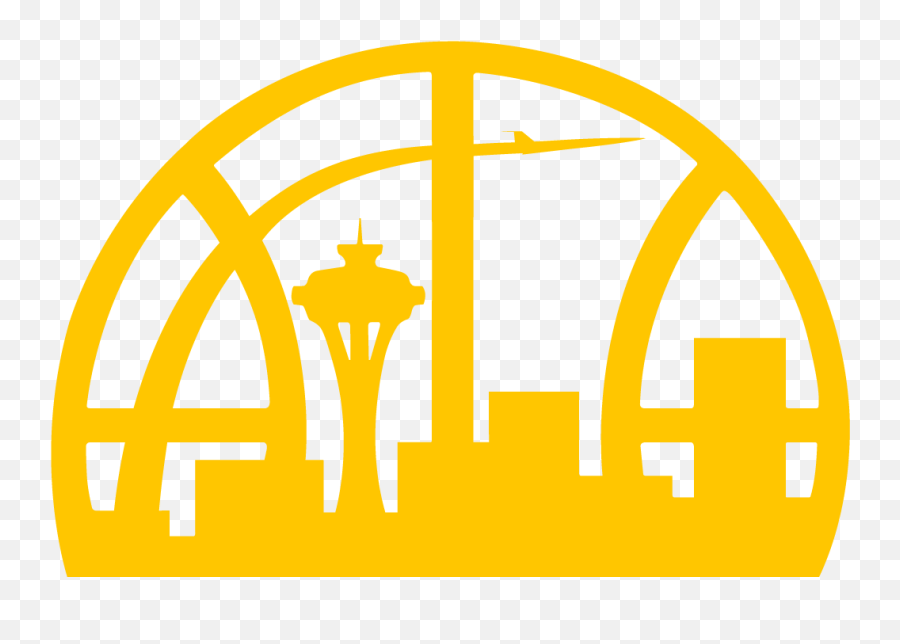 Seattle Supersonics Basketball - Seattle Supersonics Logo Png,Seattle Supersonics Logo