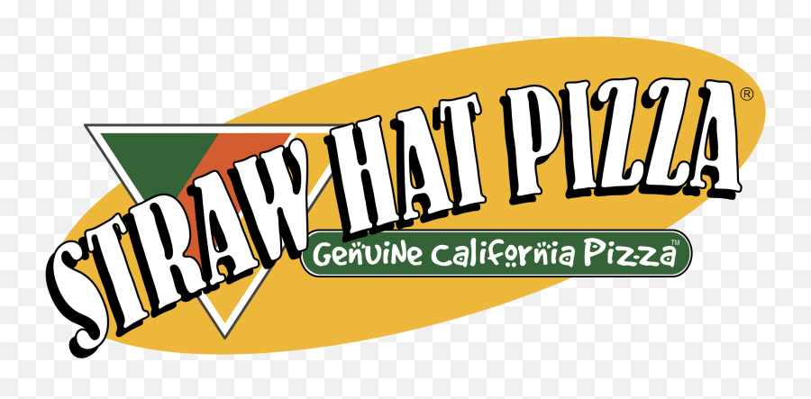 Straw Hat Pizza Logo Png Transparent - Straw Hat Pizza Logo,Straw Hat Transparent