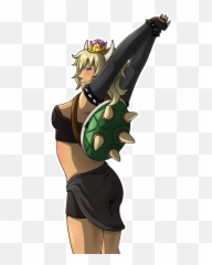 Bowsette White Version Sticker By Bettypico - White 3x3 Fictional Character Png,Bowsette Png