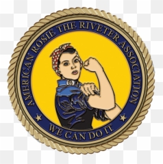 Rosie Riveter Color - Circle Full Size Png Download Seekpng Rosie The Riveter Coin,Rosie The Riveter Png