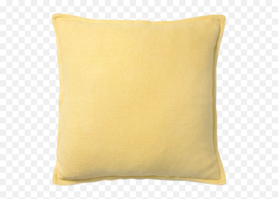 Textured Square Throw Pillow In Yellow - Decorative Png,Yellow Square Png