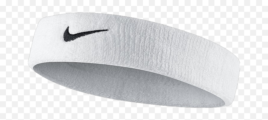 Nike Swoosh Headband Whiteblack - White And Black Nike Headband Png,White Swoosh Png