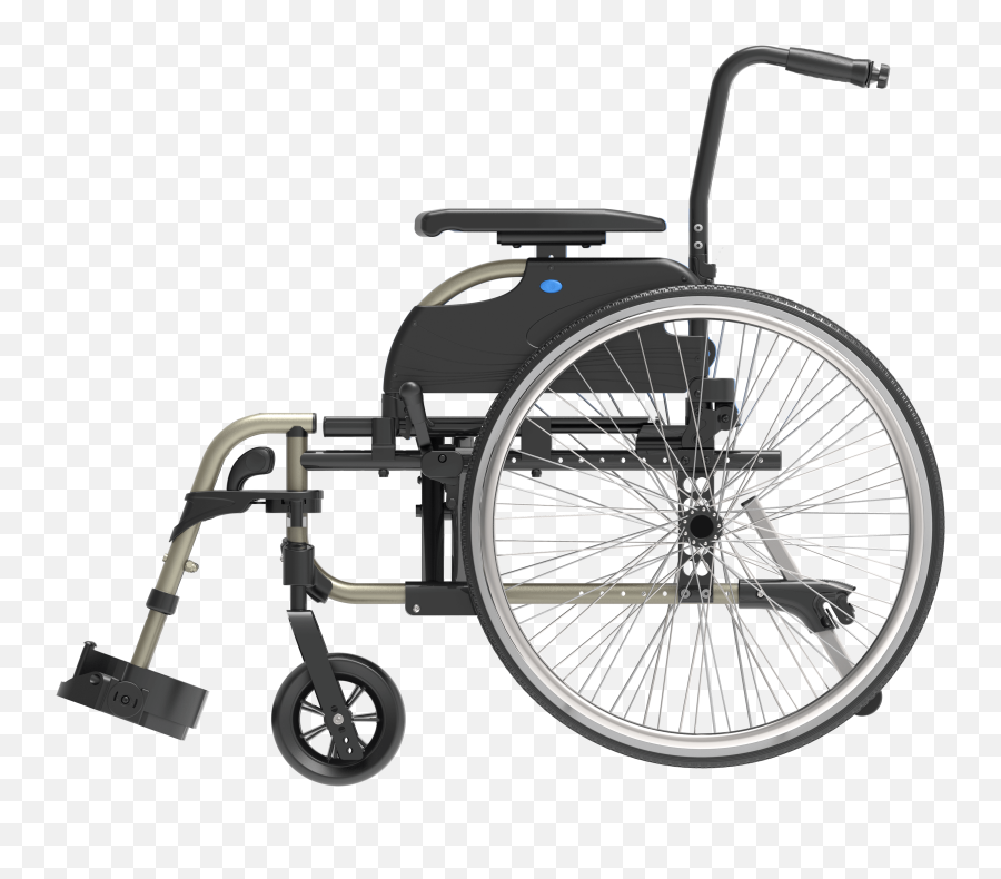 Icon 40 Wheelchair - Wheel Chair Side View Png,Wheelchair Transparent