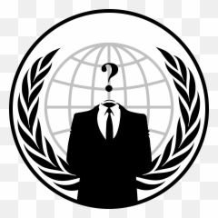 Anonymous Logo Hacktivism - anonymous mask png download Png
