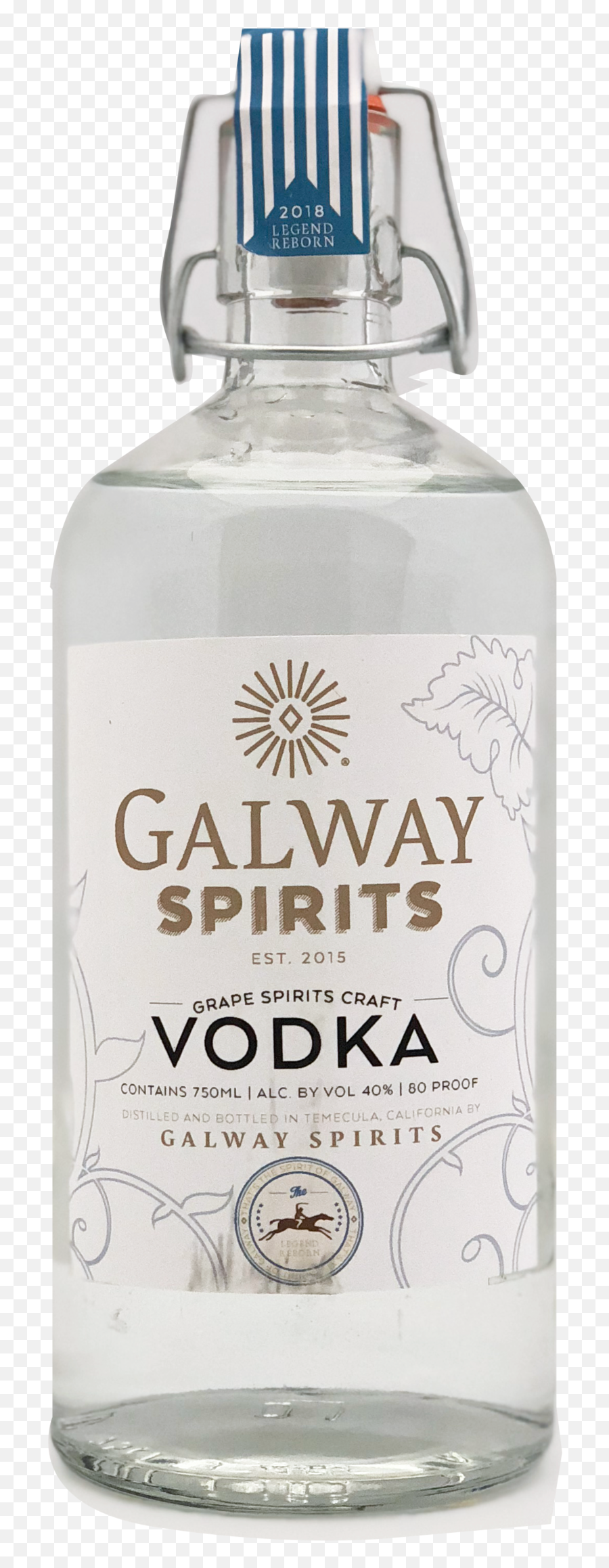 Vodka U2014 Galway Spirits Distillery - Glass Bottle Png,Vodka Png