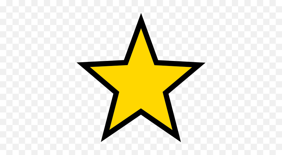 Filegold Star With Bordersvg - Wikimedia Commons Star Icon Png,Star Icon Blue Png