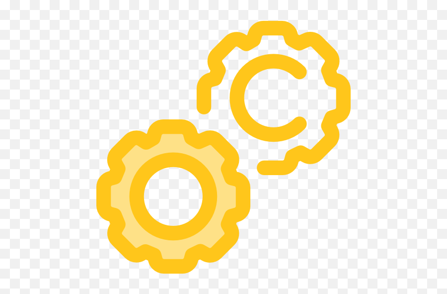 Settings - Free Tools And Utensils Icons Yellow Gear Icon Png,Icon Tools