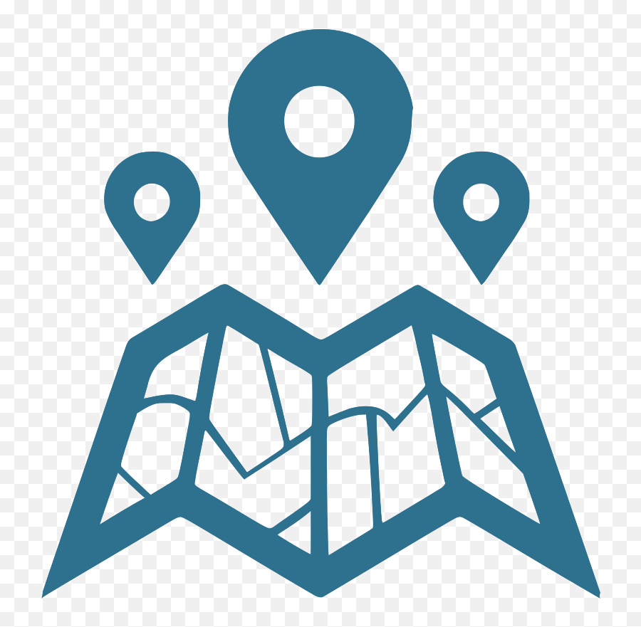 Tracking And Traceability - Folded Map Icon Clipart Full Tourism Map Icon Png,Tracking Icon