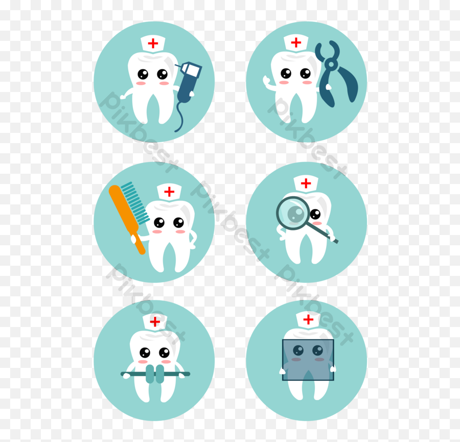 Dental Care Tooth Icon Ai Free Download - Pikbest Dot Png,Tooth Icon