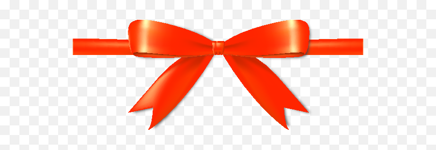 Orange Ribbon Transparent Png Clipart - Ribbon Bow Vector Free,Orange Ribbon Png
