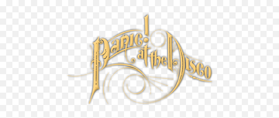 At The Disco - Calligraphy Png,Panic At The Disco Logo Png