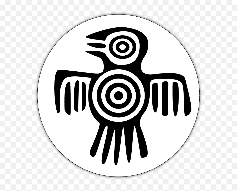 Bird Symbol Example Of Mystical Civilisation Signs - Native Aztec Bird Drawing Png,Leaf Bird Icon