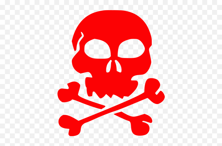 Red Skull 22 Icon - Free Red Skull Icons Icon Transparent Red Skull Png,Skull Text Icon