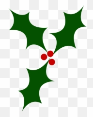 Holly Christmas Tree Berry Png Image - Leaves Svg