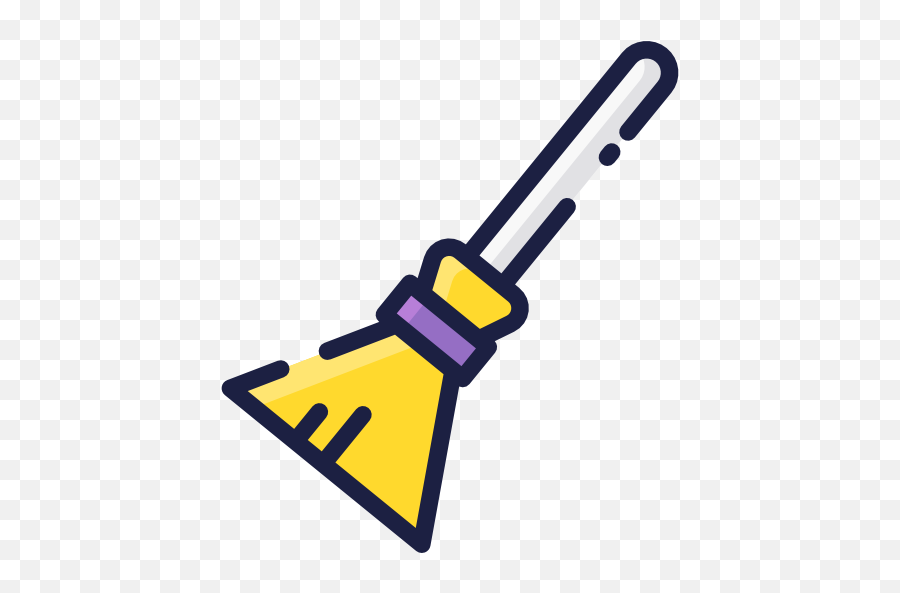 Broom Janitor Cleaning Small Icon Png