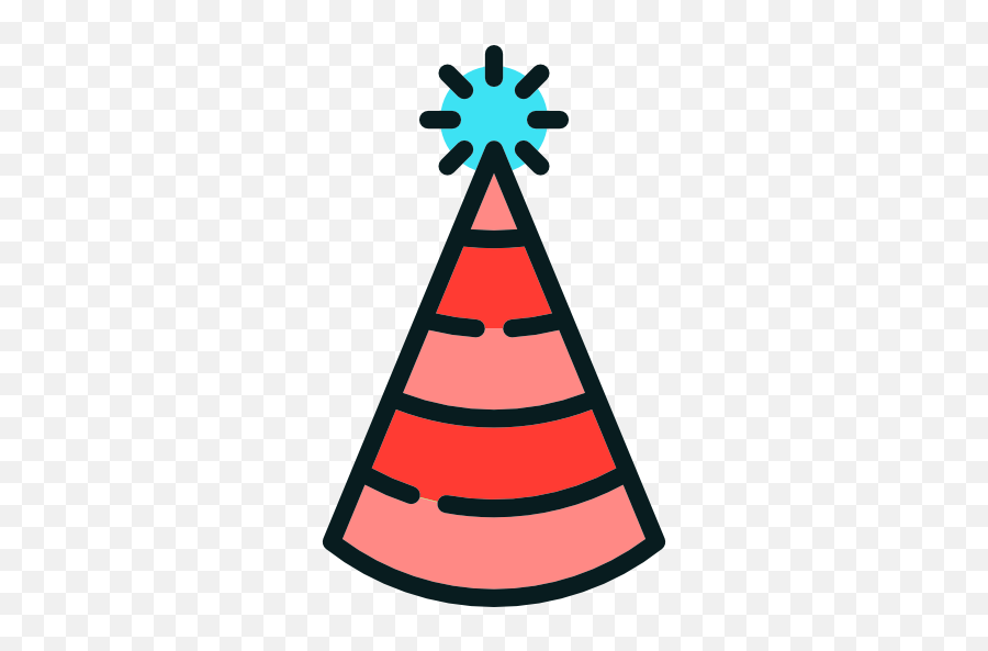 Carnival Birthday Costume Party Hat - Party Hat Icon Png,Party Hat Png