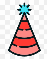 Carnival Birthday Costume Party Hat - Icon Png