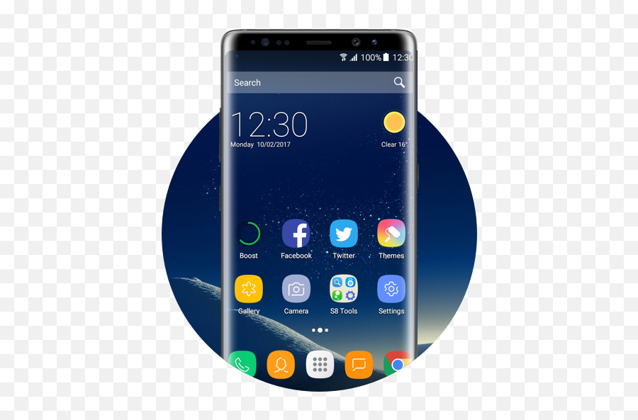 Updated Next S8 Edge Style Launcher Mod App Download For Png Sslauncher Icon Pack
